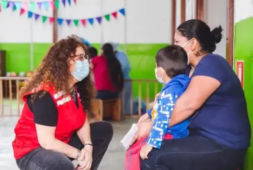 La ministra de Desarrollo e Inclusión Social, Silvana Vargas visitó el Centro Infantil de Atención Integral (CIAI) Luceritos, de Cuna Más. Foto: ANDINA/Midis