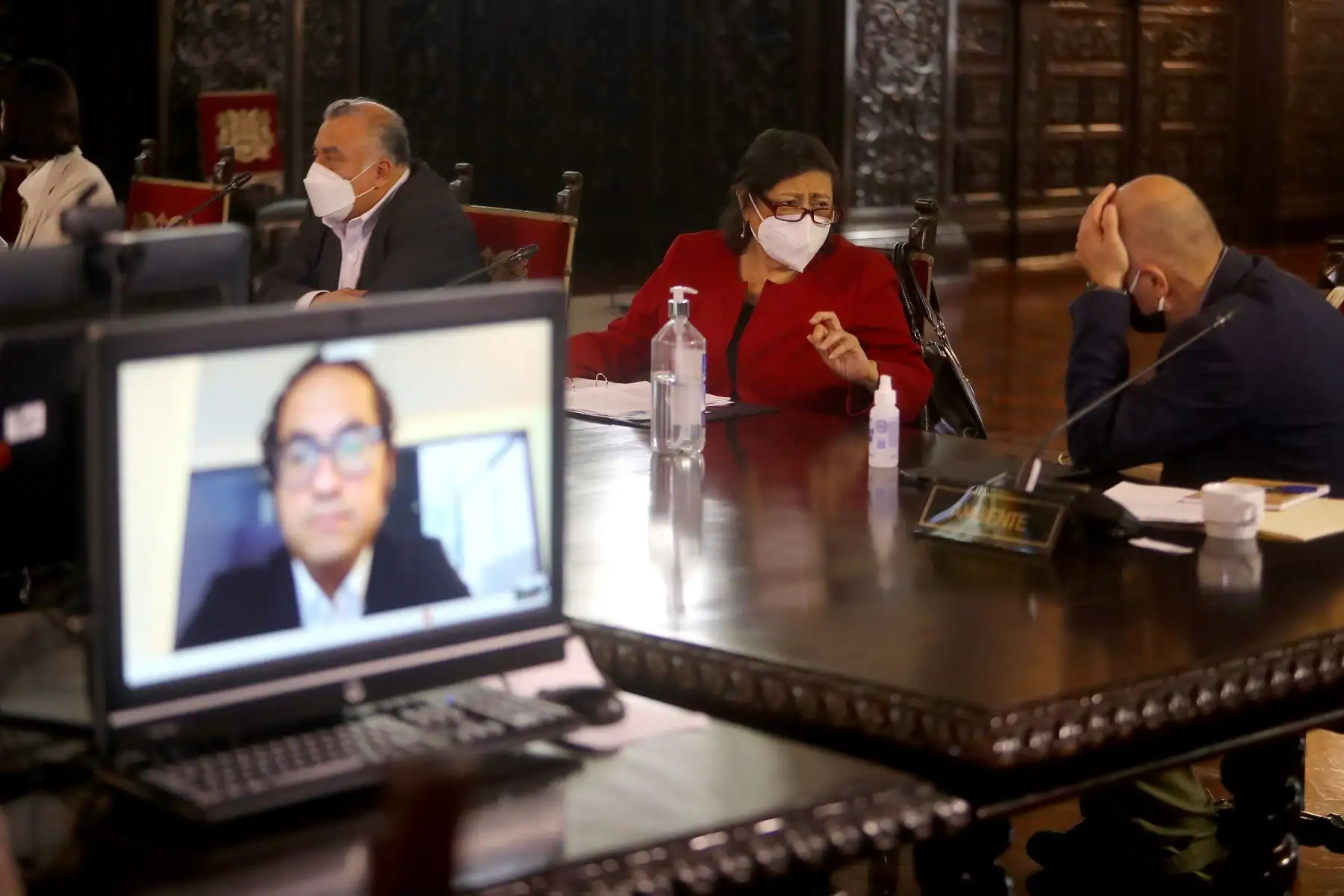 En Palacio de Gobierno, el presidente de la República, Francisco Sagasti, lidera primer Consejo de Ministros. Foto: ANDINA/Presidencia