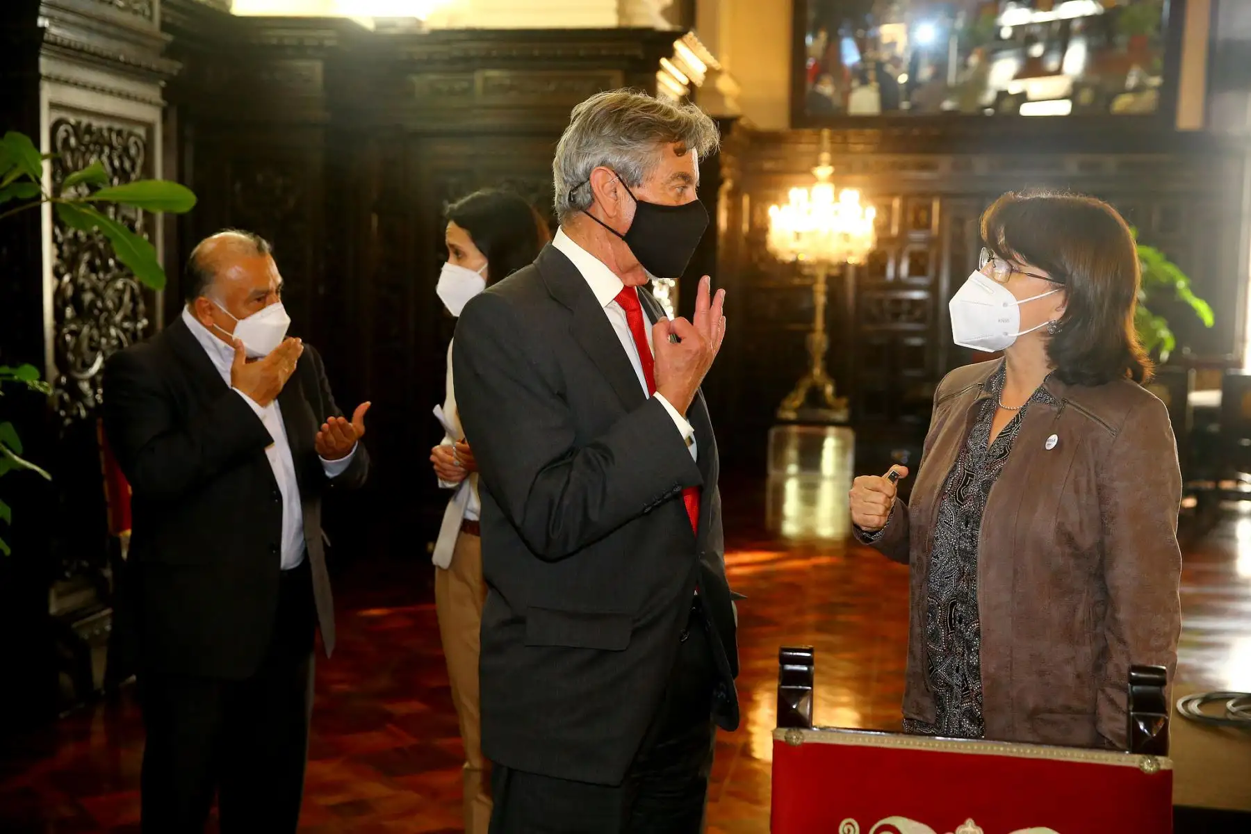 En Palacio de Gobierno, el presidente de la República, Francisco Sagasti, lidera primer Consejo de Ministros. Foto: ANDINA/Presidencia