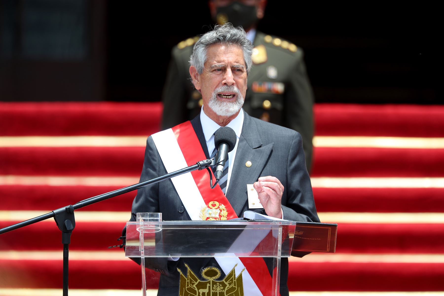 Peruvian President Francisco Sagasti. Photo: ANDINA/Presidency of the Republic.