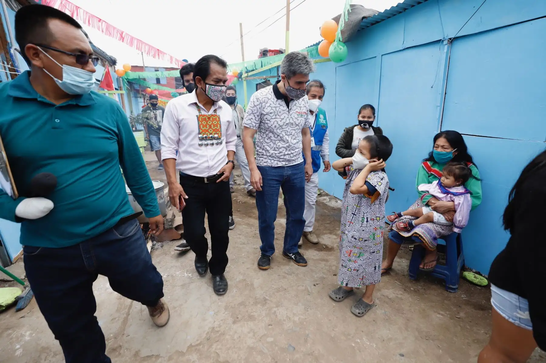 La Asociación Comunidad Urbano Shipibo-Konibo de Lima Metropolitana (Acushikolm), que está conformada por 123 familias del pueblo Shipibo-Konibo, quienes residen en la zona de Cantagallo, en el distrito del Rímac.
Foto: Mincul