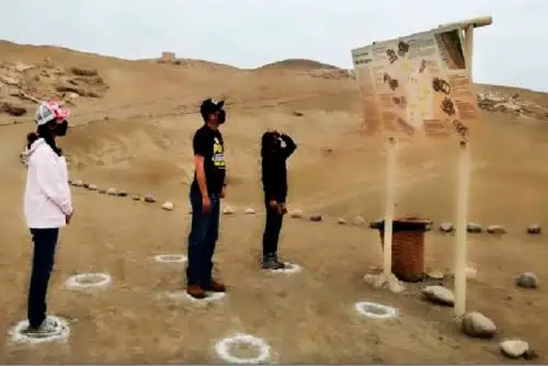La Ciudad Sagrada de Caral, al norte de Lima, fue uno de los primeros sitios arqueológicos en reanudar su atención al público pospandemia de covid-19. ANDINA/Difusión