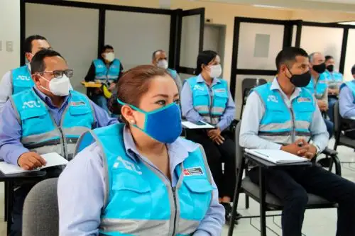 698 controladores operacionales de los Corredores Complementarios fueron capacitados sobre el acoso en el transporte público y medidas de prevención. ANDINA/Difusión