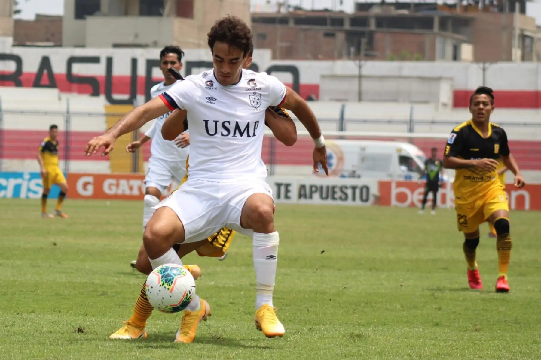 San Martín se enfrenta ante Cantolao por la octava jornada de la fase 2 de la Liga 1, en el estadio Iván Elías Moreno. Foto: Liga 1