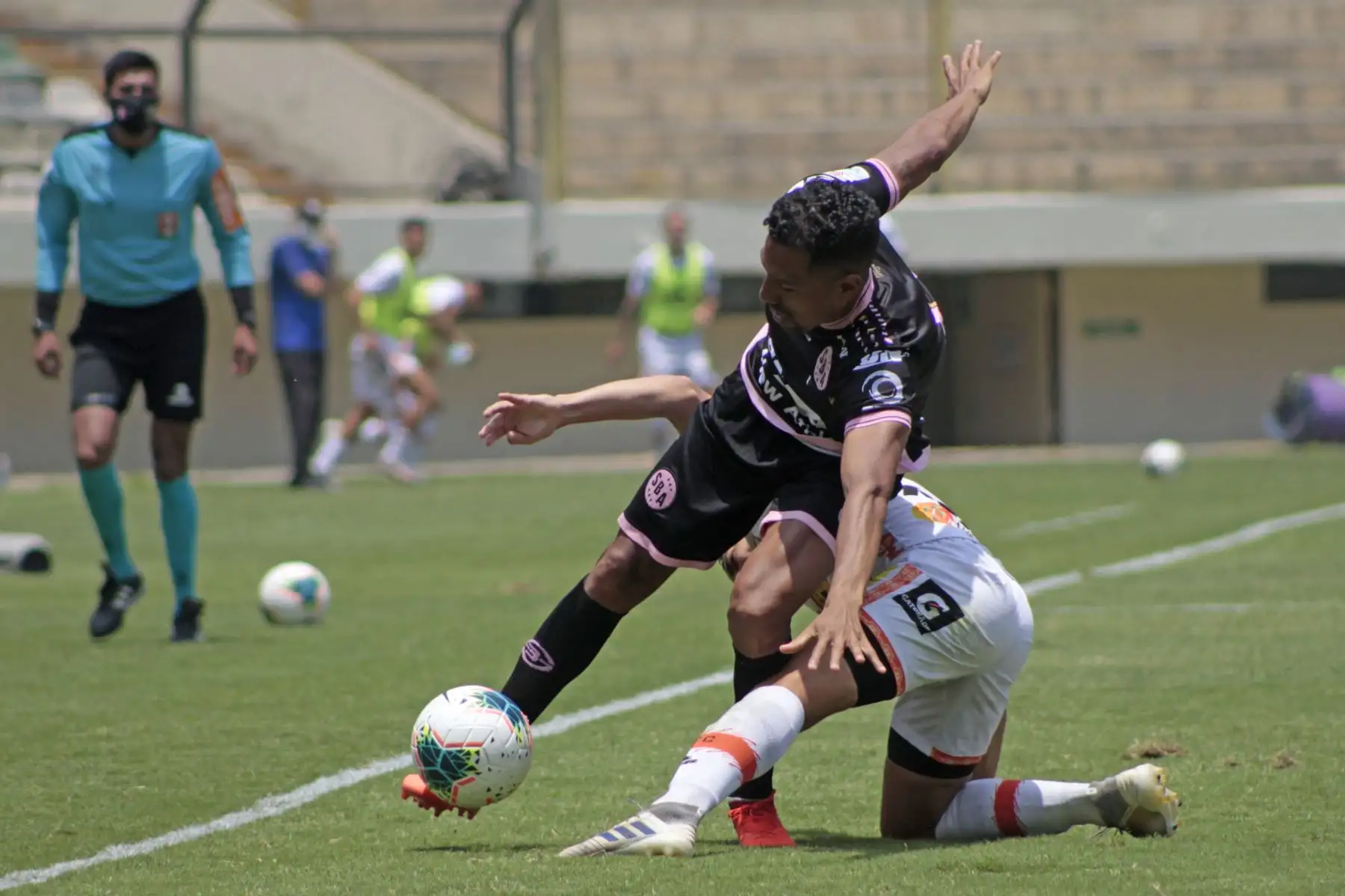 Sport Boys se enfrenta ante Ayacucho FC por la octava jornada de la fase 2, en el Estadio Monumental. Foto: Liga 1