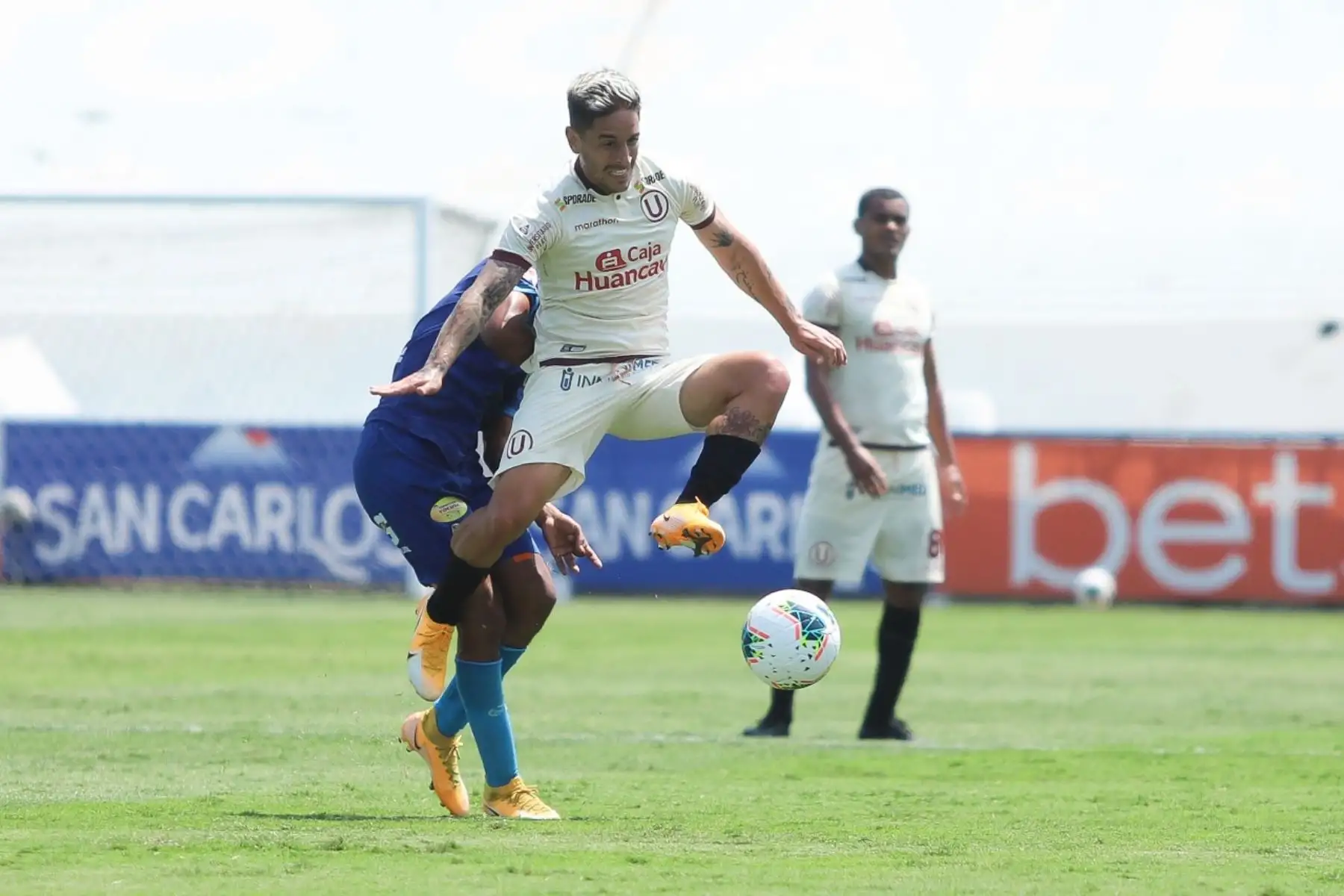 Universitario se enfrenta a Carlos Stein por la octava fecha de la fase 2, en el estadio Alberto Gallardo. Foto: Liga 1