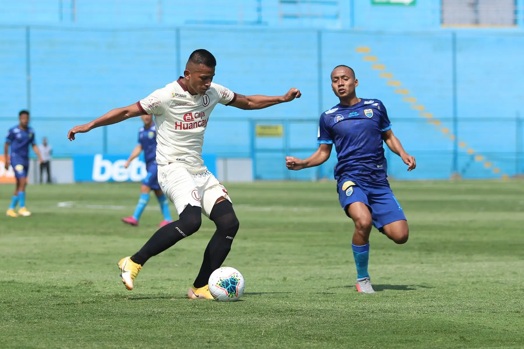Universitario se enfrenta a Carlos Stein por la octava fecha de la fase 2, en el estadio Alberto Gallardo. Foto: Liga 1