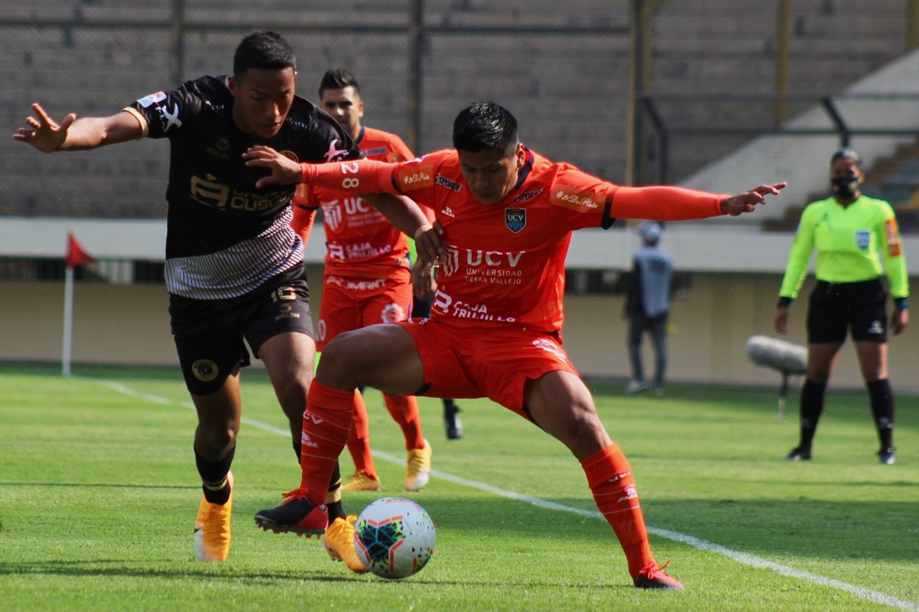 Cesar Vallejo de Trujillo enfrenta a Cusco F.C. por el grupo B de la Fase 2. Foto: Liga 1