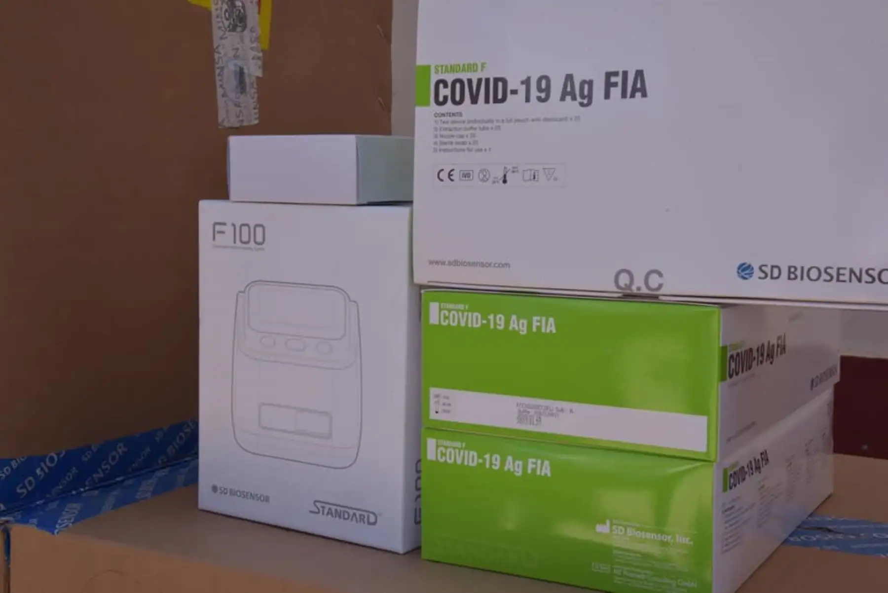 La región Áncash recibió el primer lote de pruebas de antígenos para detectar el covid-19.