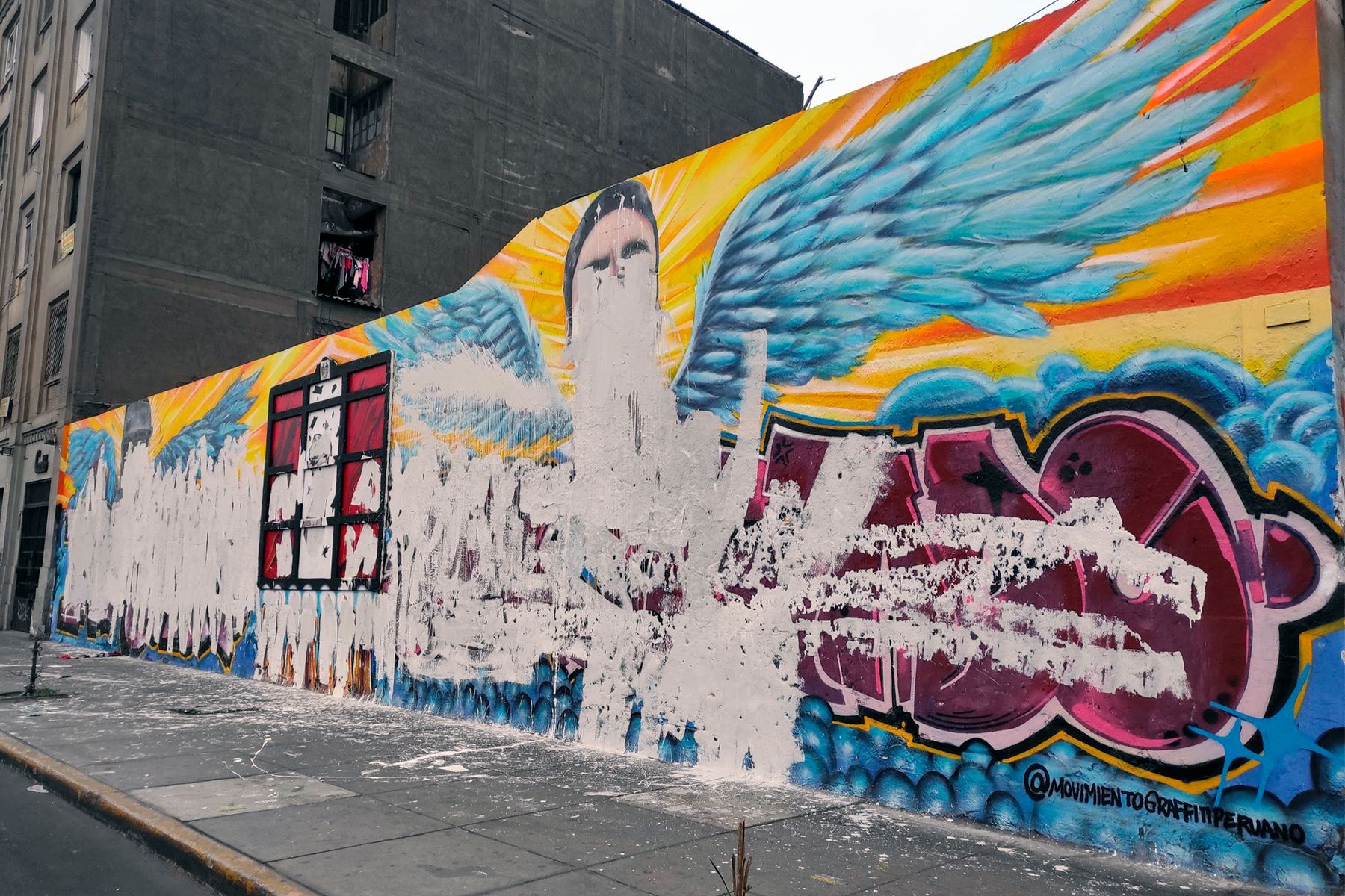 En un comunicado la Municipalidad de Lima anuncia que se repondrá mural destruido. Foto: INTERNET/Medios