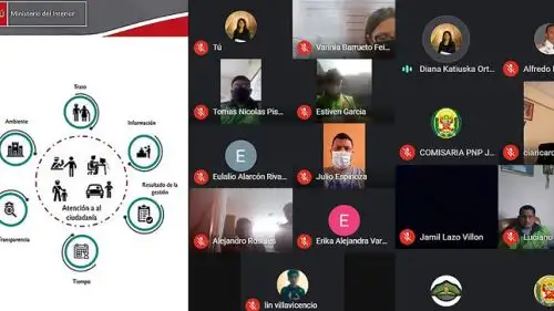 Comisarios y suboficiales de más de 160 dependencias policiales de Lima y Callao participan en jornadas de capacitación virtual. Foto: Difusión