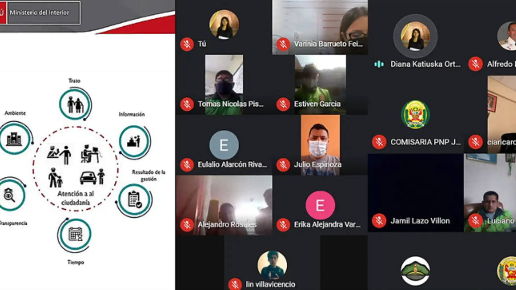 Comisarios y suboficiales de más de 160 dependencias policiales de Lima y Callao participan en jornadas de capacitación virtual. Foto: Difusión