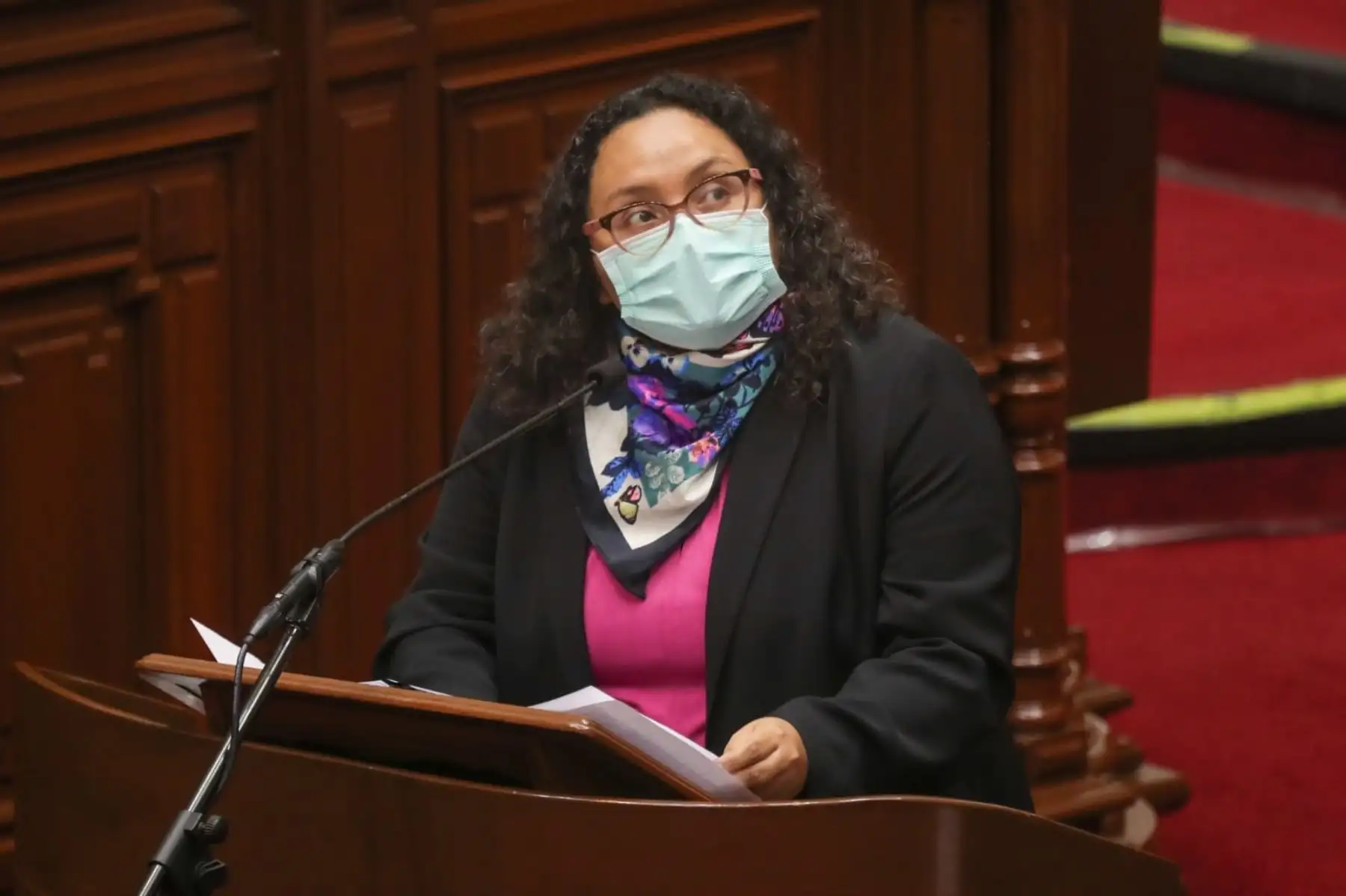 Ministra de Vivienda, Construcción y Saneamiento, Solangel Fernández. Cortesía MVCS.