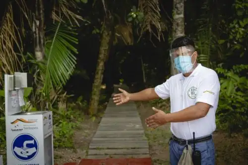La Reserva Nacional Tambopata reanudó hoy su atención a los turistas que buscan destinos de naturaleza. ANDINA/Difusión