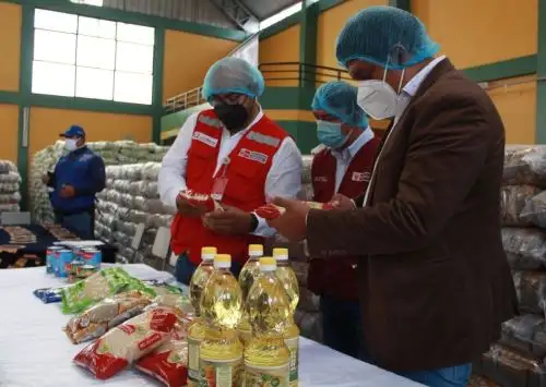 Programa Qali Warma entrega 450 toneladas de alimentos a municipio de José Leonardo Ortiz, en Lambayeque, para su distribución a las familias vulnerables. ANDINA/Difusión