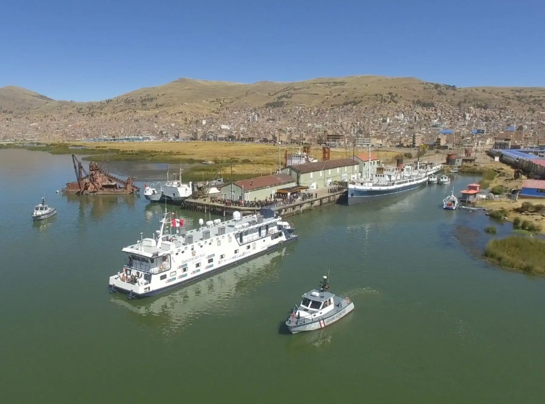 La tercera y última campaña de acción social del año que realizará la PIAS Lago Titicaca beneficiará a más de 9,000 pobladores de diversas comunidades de Puno. ANDINA/Difusión