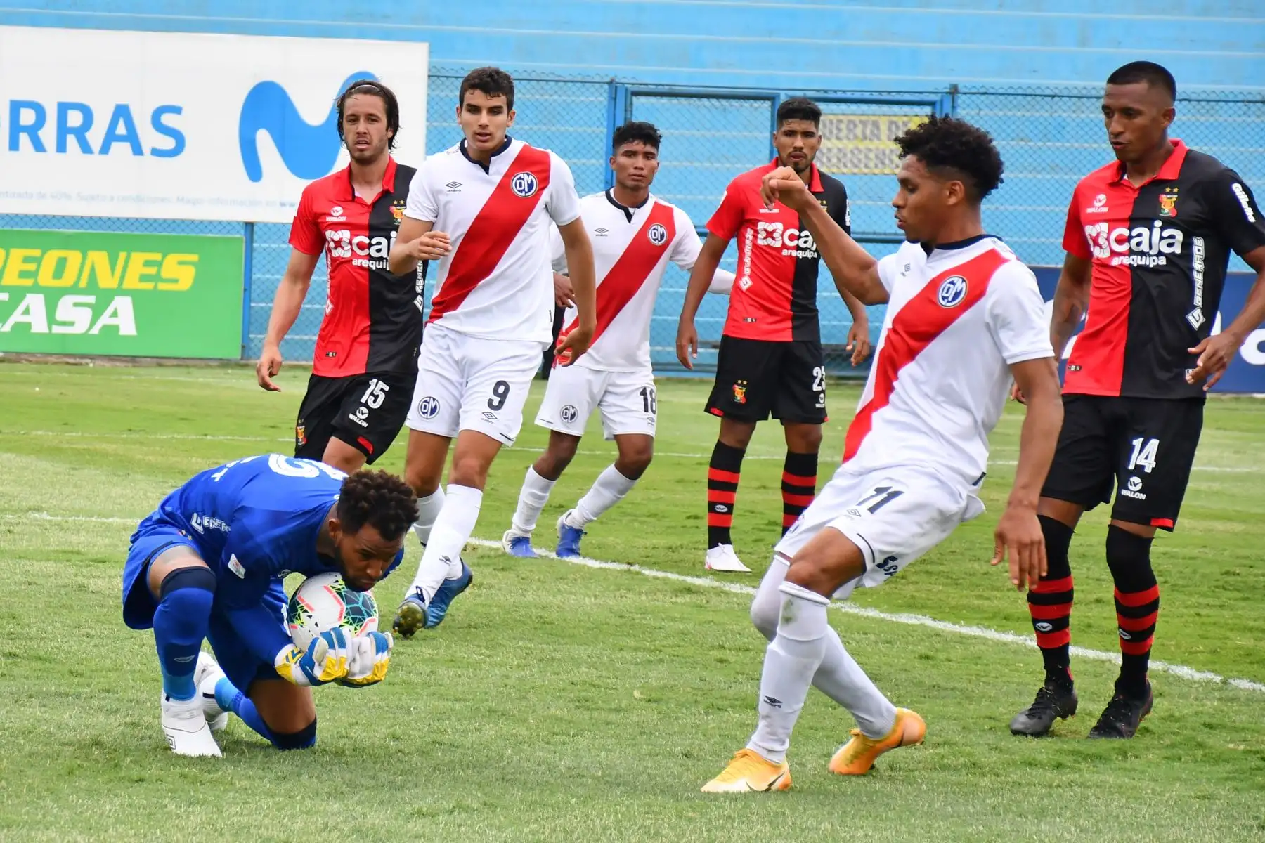 Melgar se enfrenta a Deportivo Municipal por la última fecha de la fase 2 de la Liga 1, en el estadio Alberto Gallardo. Foto: Liga 1