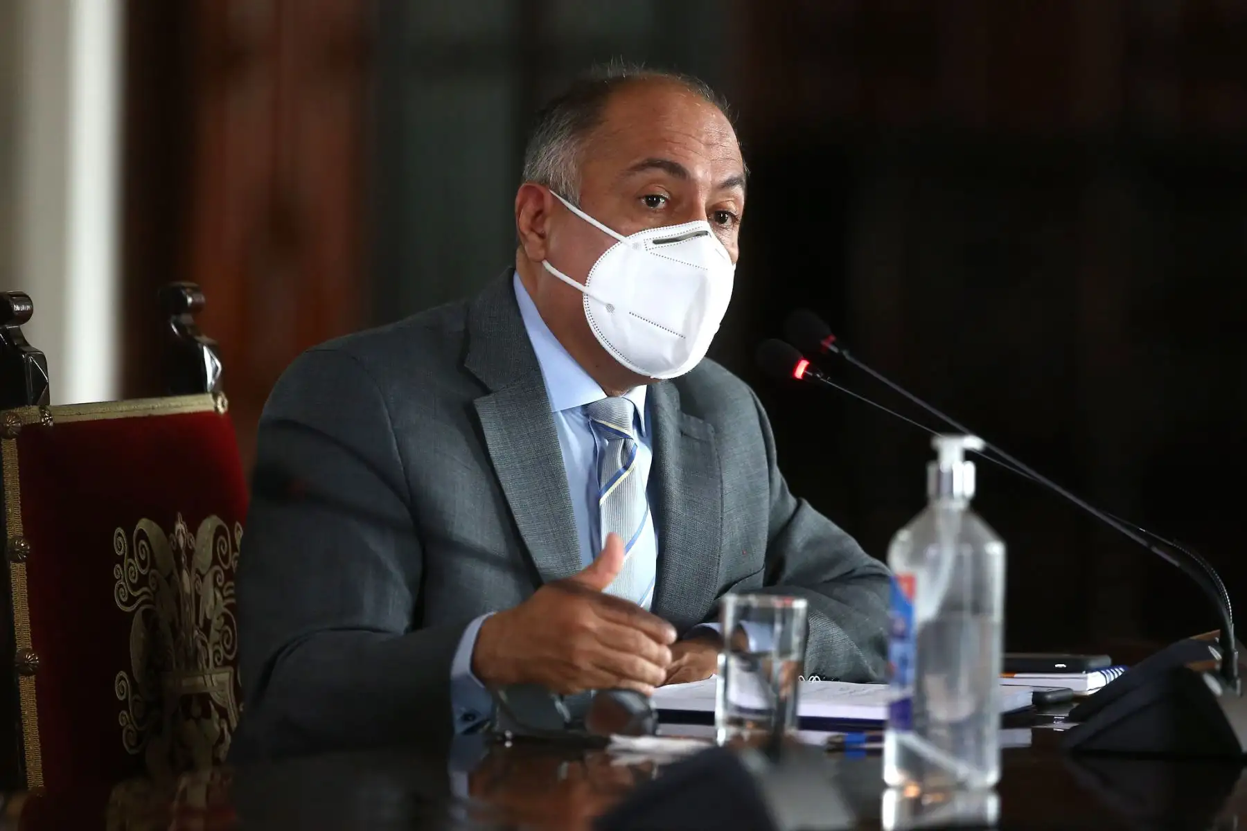 Presidente de la República Francisco Sagasti sostuvo una reunión con representantes de centrales sindicales en Palacio de Gobierno.

Foto: ANDINA/Presidencia