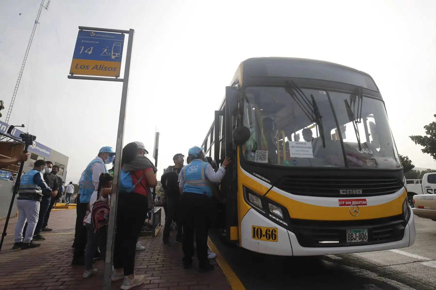 El Metropolitano ha quedado suspendido de manera parcial debido al paro de concesionarios por falta de pago de subsidios. Foto: ANDINA/Juan Carlos Guzmán