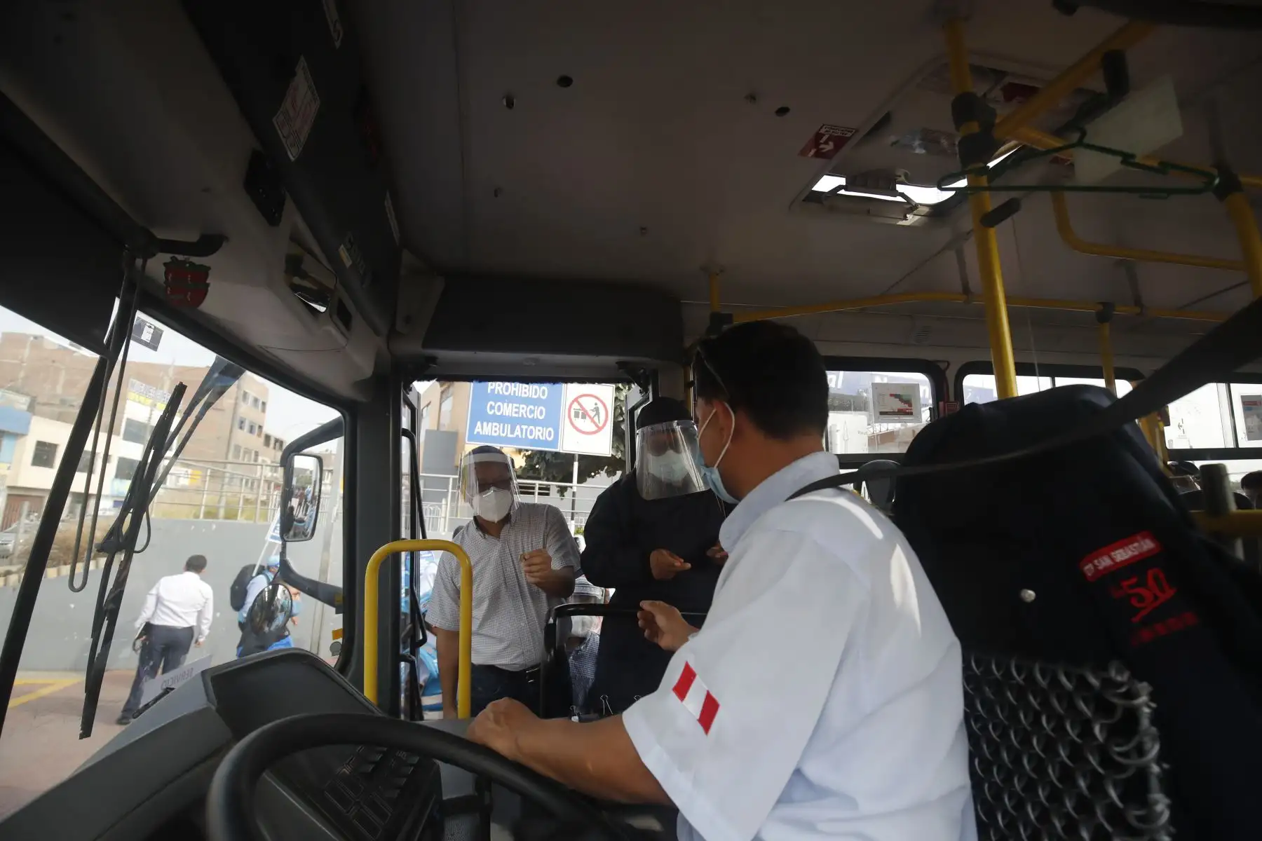 El Metropolitano ha quedado suspendido de manera parcial debido al paro de concesionarios por falta de pago de subsidios. Foto: ANDINA/Juan Carlos Guzmán
