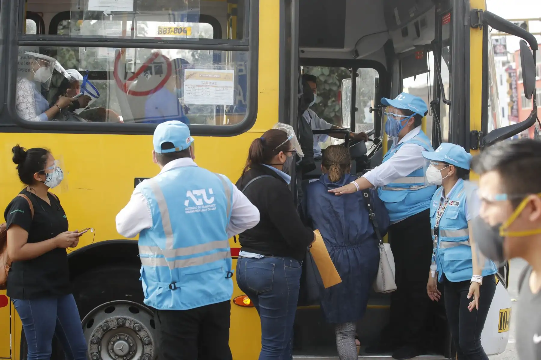 El Metropolitano ha quedado suspendido de manera parcial debido al paro de concesionarios por falta de pago de subsidios. Foto: ANDINA/Juan Carlos Guzmán