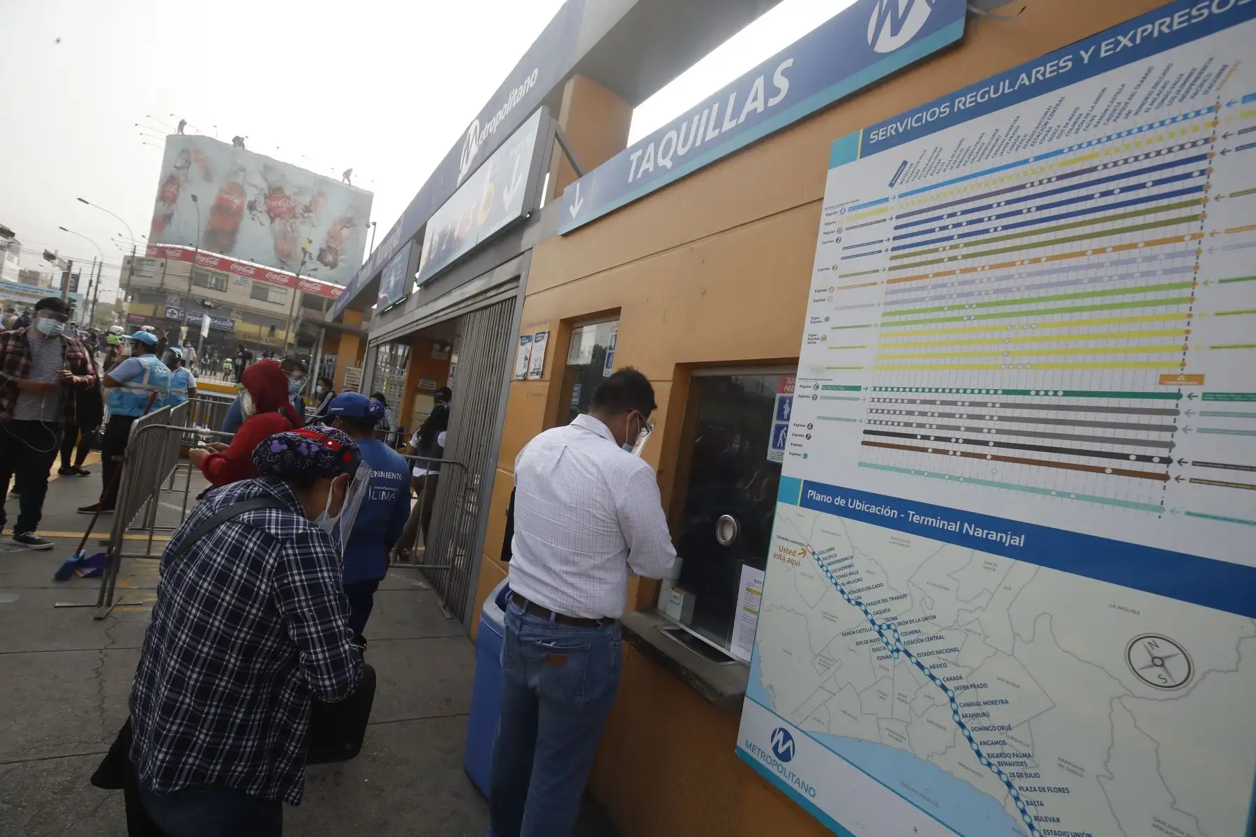 El Metropolitano ha quedado suspendido de manera parcial debido al paro de concesionarios por falta de pago de subsidios. Foto: ANDINA/Juan Carlos Guzmán