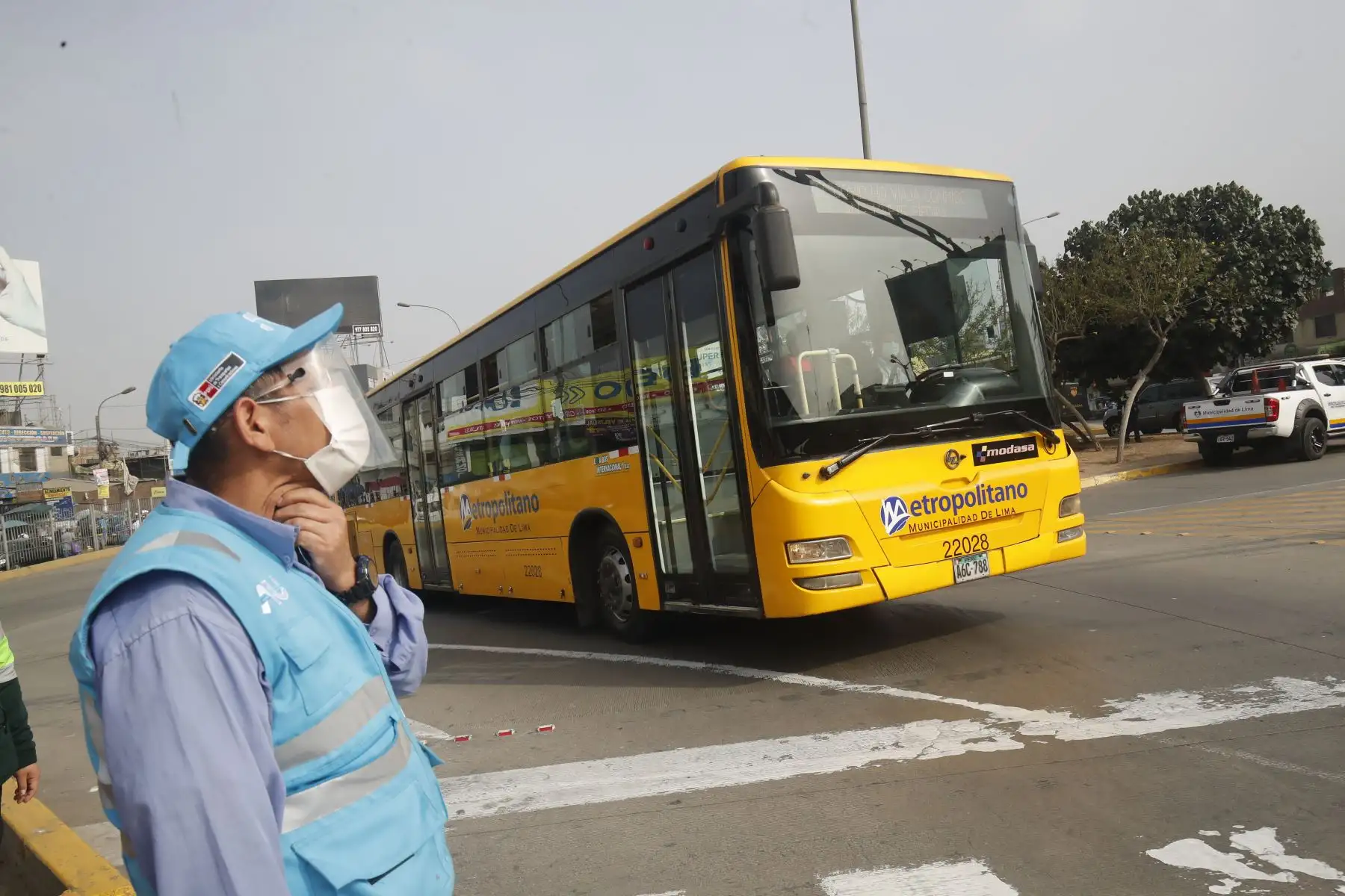 El Metropolitano ha quedado suspendido de manera parcial debido al paro de concesionarios por falta de pago de subsidios. Foto: ANDINA/Juan Carlos Guzmán