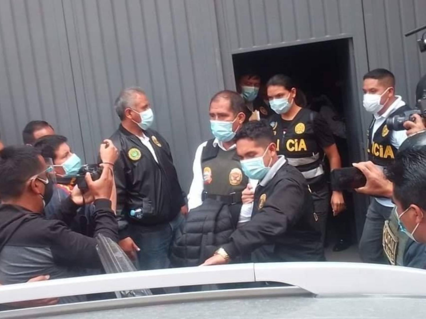 Fiscalía solicita 9 meses de prisión preventiva para el detenido gobernador regional de Áncash, Juan Carlos Morillo. ANDINA/Difusión