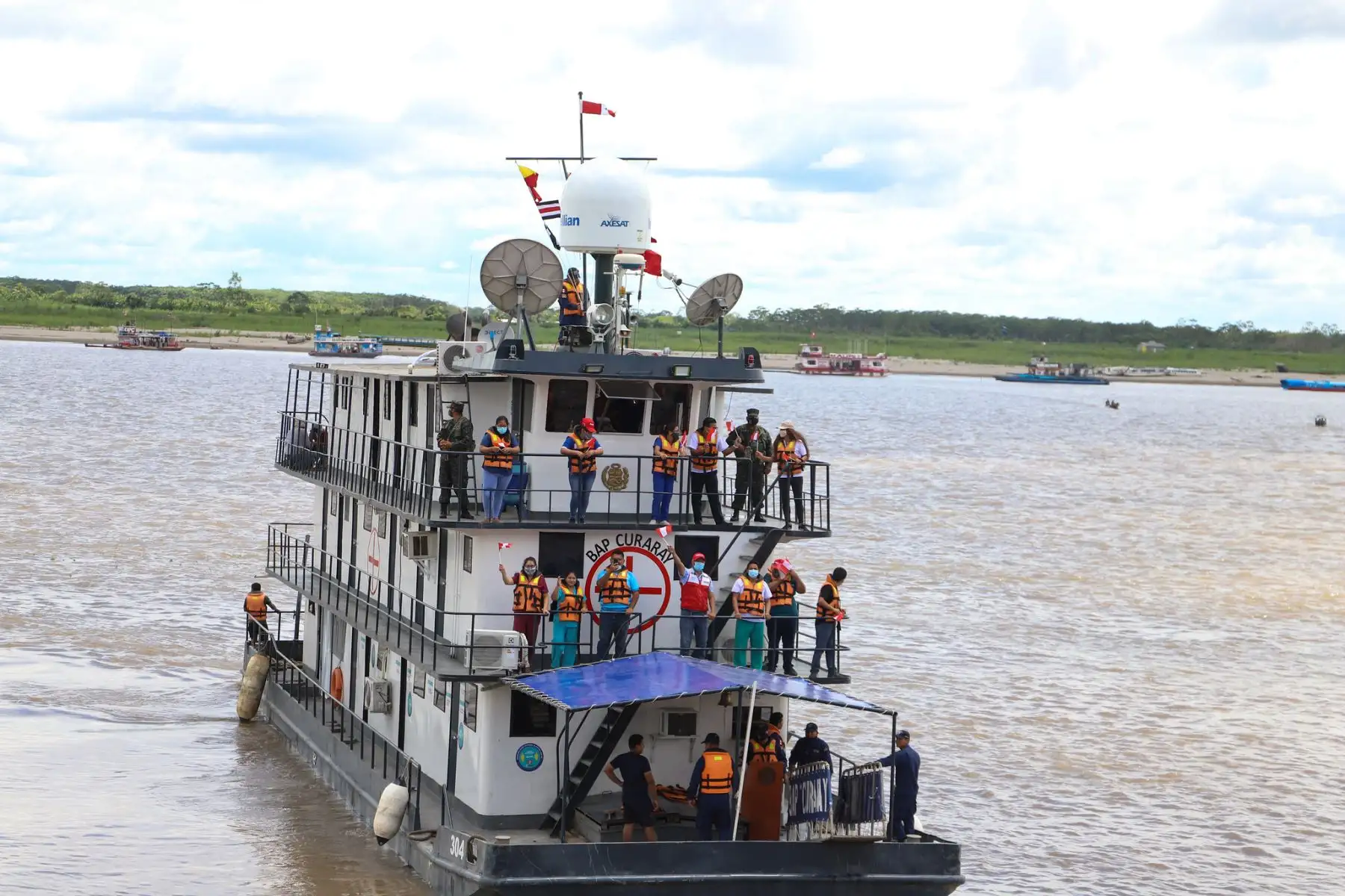 El BAP Curaray con una brigada multisectorial de 12 especialistas llegará a 16 comunidades indígenas. Foto: ANDINA/Difusión