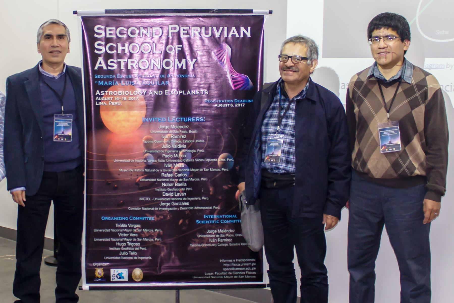 Astrónomo sanmarquino Jorge Meléndez (1° de la izq.) entre los científicos más influyentes del mundo