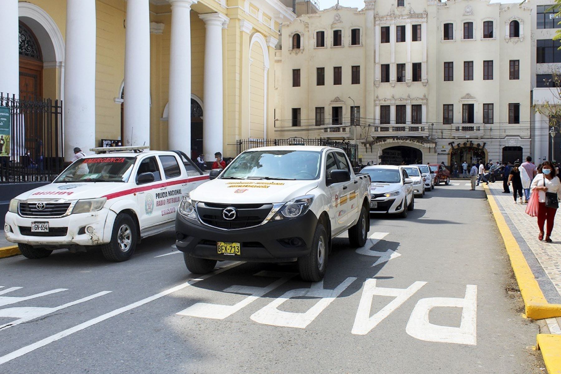 Diez vehículos se suman a las tareas de patrullaje y vigilancia para garantizar la seguridad ciudadana en Chiclayo.