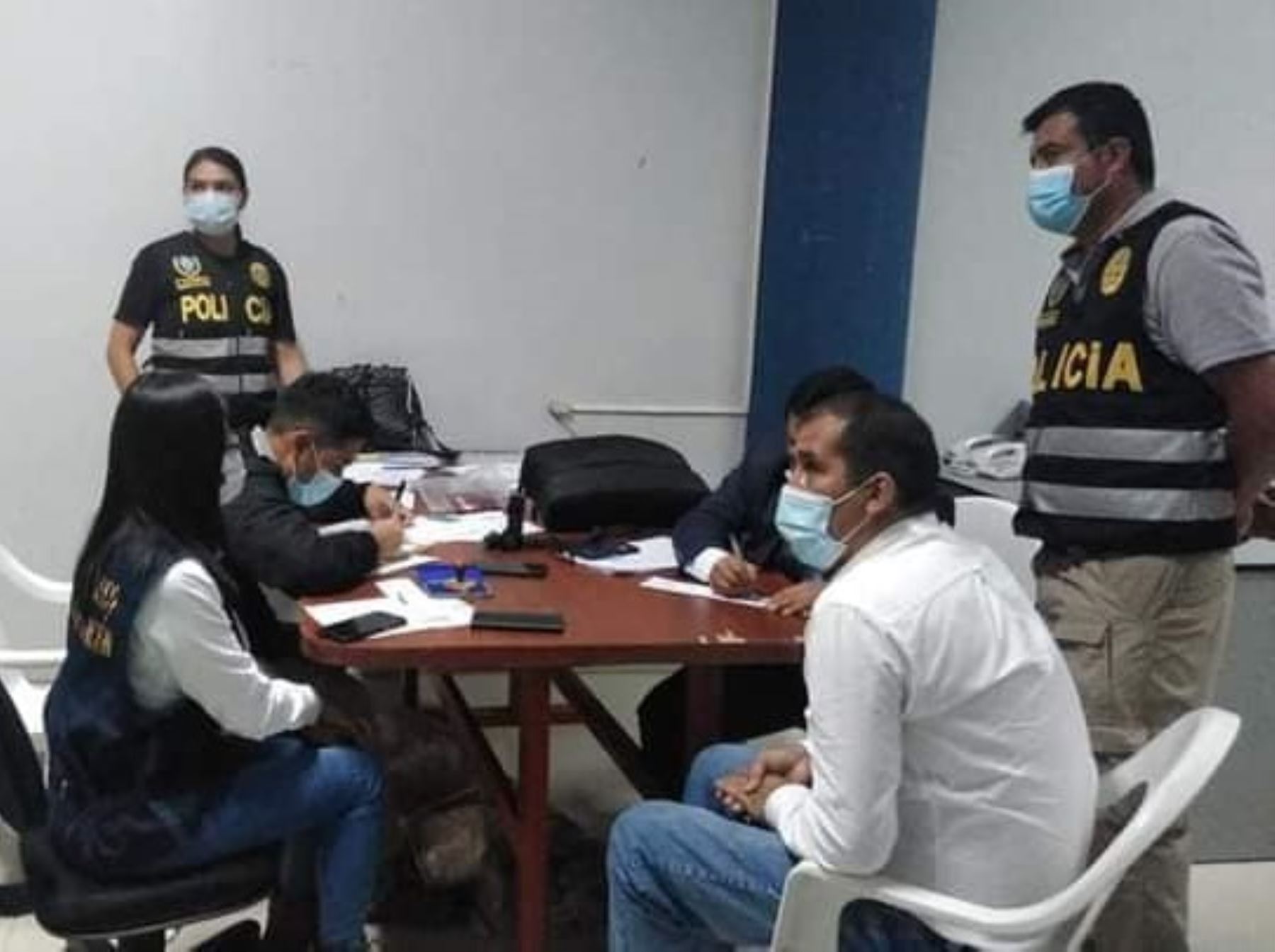 Fiscalía ordenó el traslado del detenido gobernador de Áncash, Juan Carlos Morillo, a la sede de la Depincri Huaraz.