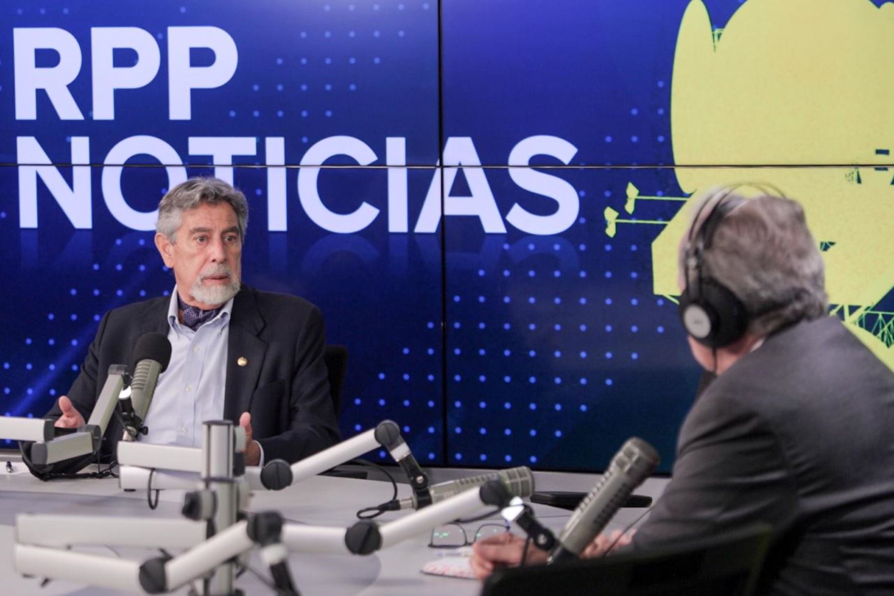 Presidente Francisco Sagasti brinda entrevista en RPP. Foto: ANDINA/Prensa Presidencia
