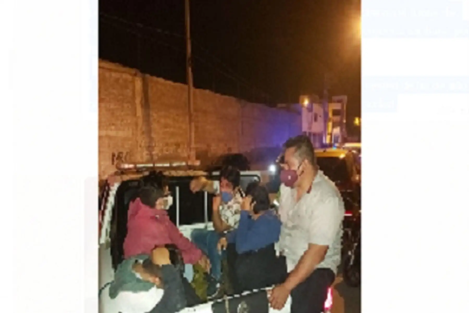 La celebración era amenizada con chancalatas, los asistentes estaban reunidos y tomando alcohol sin respetar ninguna de las medidas sanitarias recomendadas por el sector salud para no adquirir contagios por el covid-19.