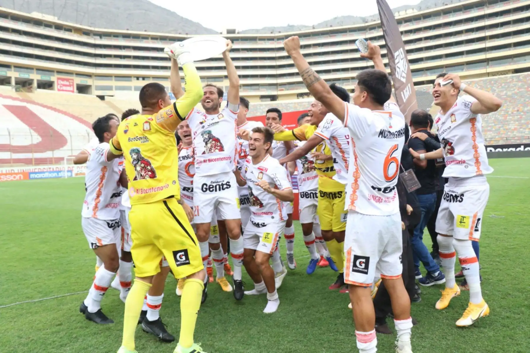 Ayacucho FC se convirtió en el ganador de la Fase 2 de la Liga 1 y jugará las semifinales del torneo luego que vender por penales 3-2  a Sporting Cristal, en el estadio Monumental de Ate. Fot:o: Liga 1 Movistar