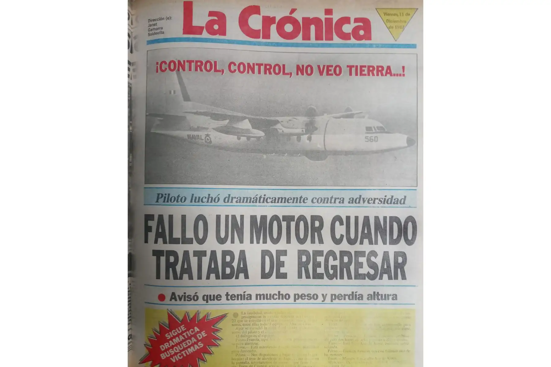 Se cumplen 33 años de la tragedia del Fokker que enlutó a Alianza Lima. 

Foto: ANDINA/Archivo Histórico El Peruano