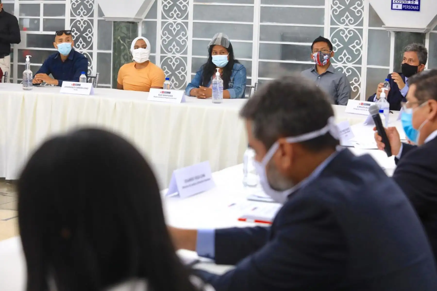A fin de garantizar un oportuno acceso a la justicia el titular de dicho sector, Eduardo Vega Luna y del Ministerio del Interior, José Elice, lideran mesa de trabajo multisectorial con los familiares de los fallecidos y heridos en la marcha nacional del 14 de noviembre. 

Foto: ANDINA/MINJUS
