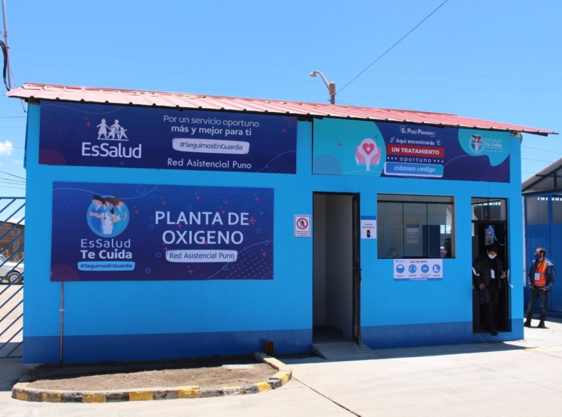 Hospital de EsSalud en Puno se prepara para un eventual rebrote del coronavirus (covid-19) y ya cuenta con dos plantas de oxígeno para atender una posible mayor demanda. ANDINA/Difusión