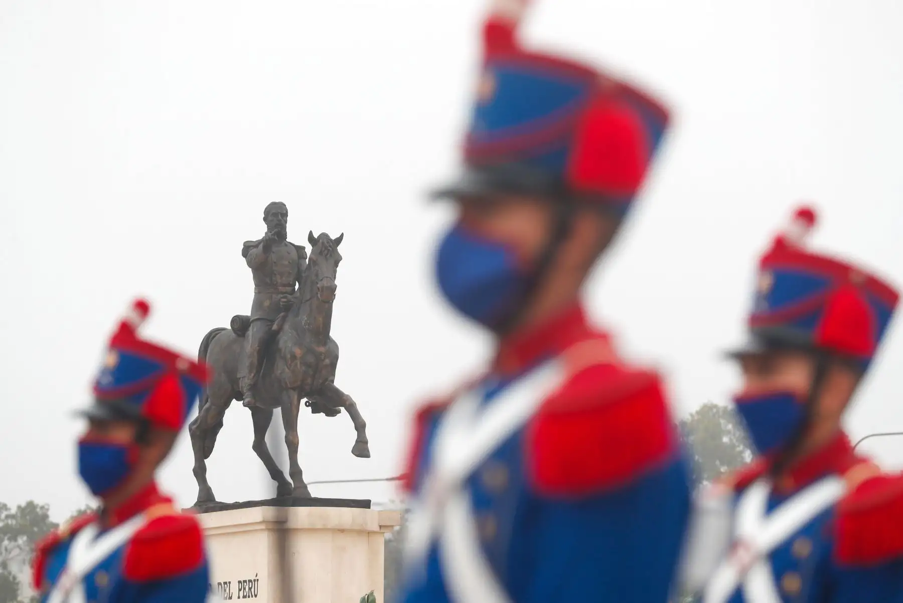 El Presidente de la República , Francisco Sagasti , encabeza la ceremonia por el 196º aniversario de la Batalla de Ayacucho y Día del Ejército realizada en el Cuartel General del Ejército de la ciudad de Lima.
Foto: ANDINA/Presidencia Perú