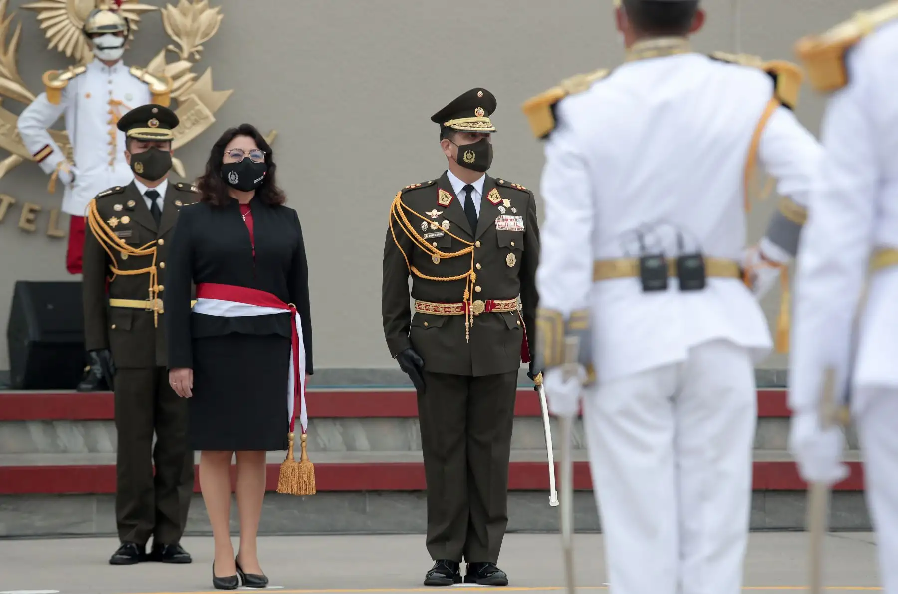 La presidenta del Consejo de Ministros, Violeta Bermúdez, participa en la ceremonia de conmemoración del 196.° aniversario de la Batalla de Ayacucho y Día del Ejército.
Foto: ANDINA/Presidencia Perú