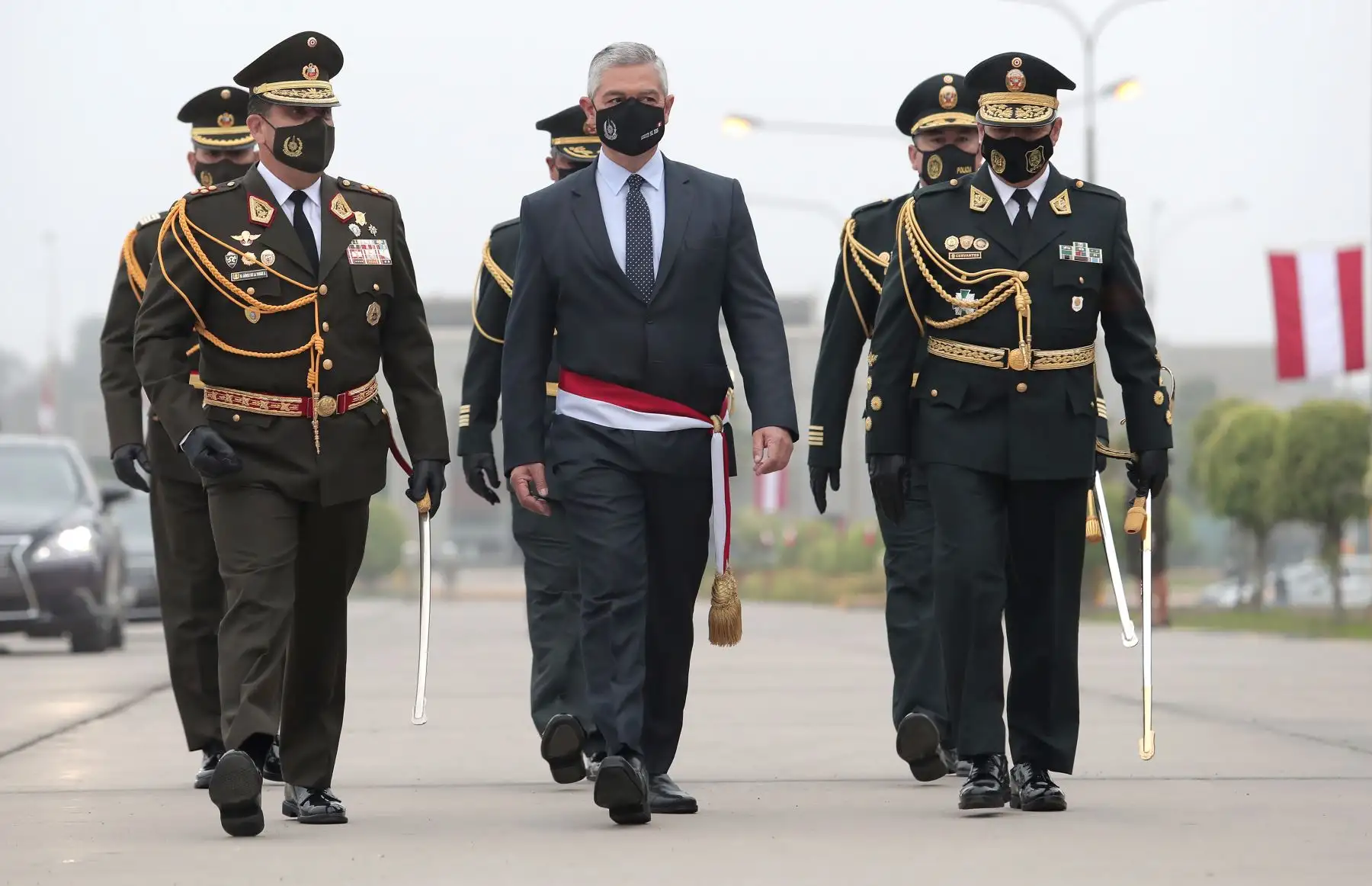 El ministro del Interior, José Elice, participa en la ceremonia por el 196.° aniversario de la Batalla de Ayacucho y Día del Ejército.
Foto: ANDINA/Presidencia Perú