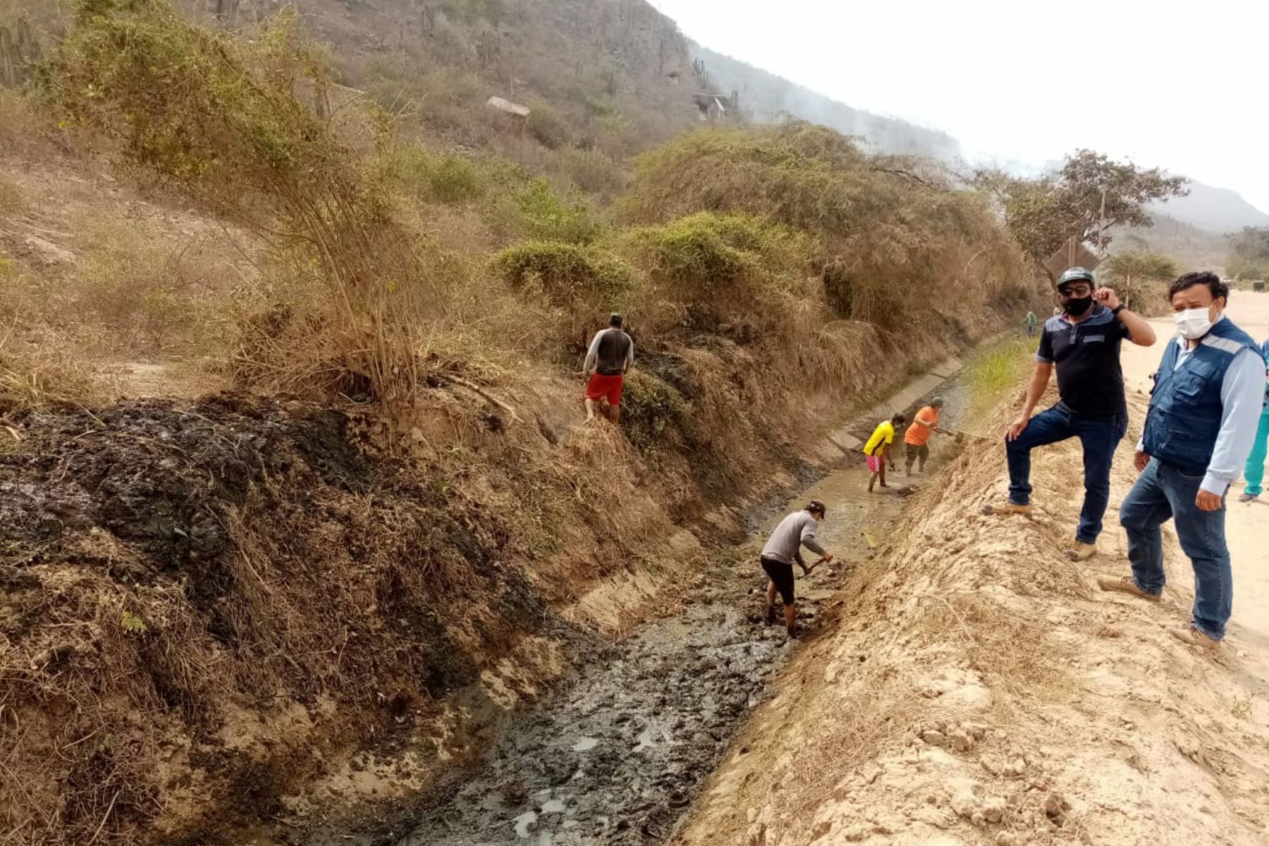 Con la modalidad de núcleos ejecutores, se dará mantenimiento a 162 kilómetros de canales de riego y drenaje en las regiones de Cajamarca y Lambayeque. Foto: ANDINA/Difusión