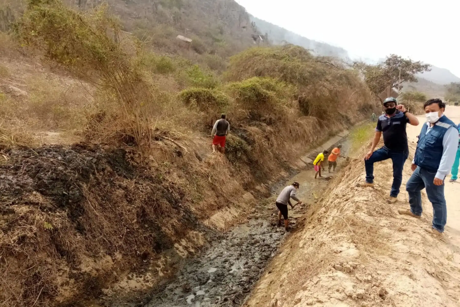 Con la modalidad de núcleos ejecutores, se dará mantenimiento a 162 kilómetros de canales de riego y drenaje en las regiones de Cajamarca y Lambayeque. Foto: ANDINA/Difusión