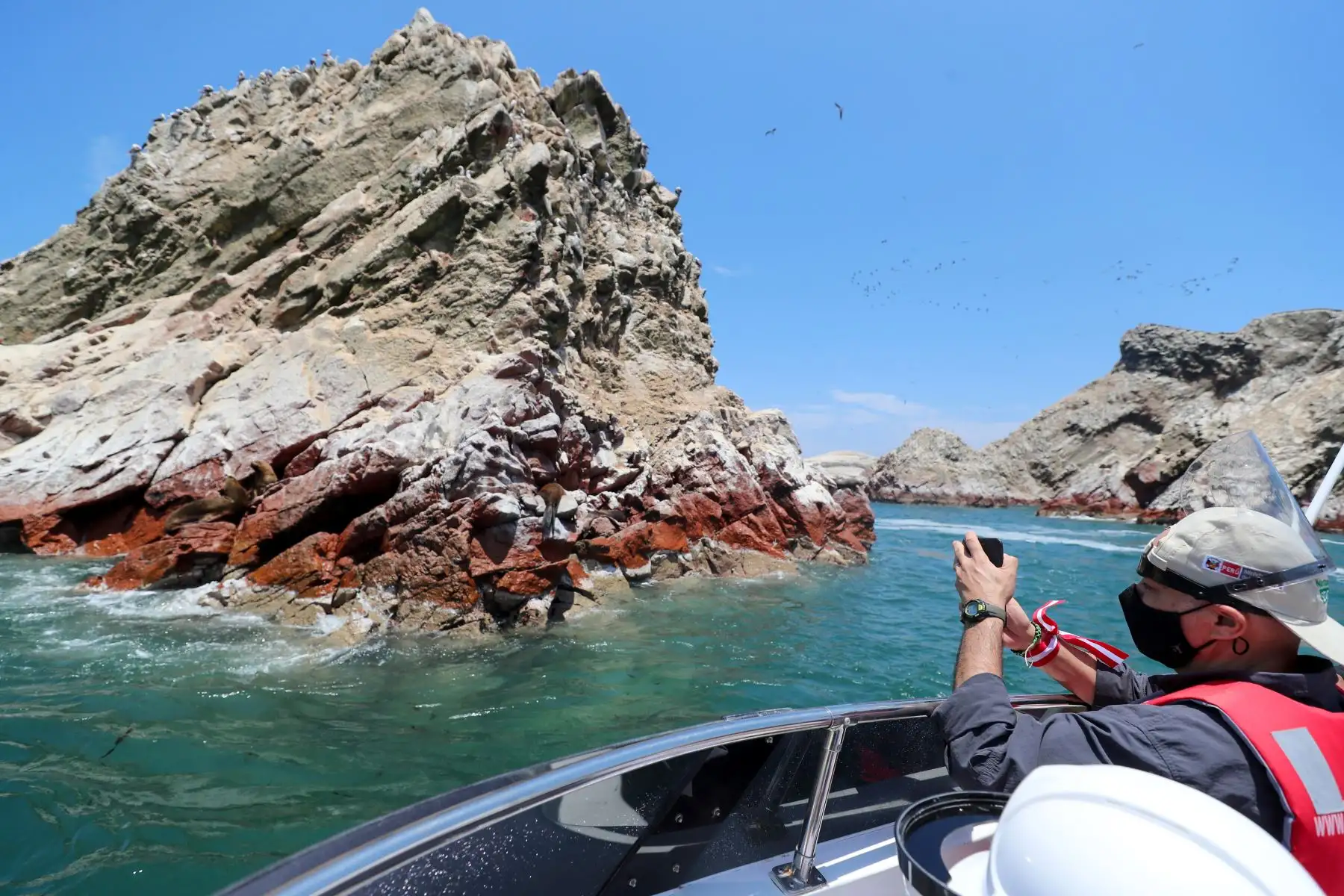 El Sernanp estableció un protocolo sanitario para regular el ingreso a las islas Ballestas, uno de los principales destinos de naturaleza de la costa peruana. ANDINA/Difusión
