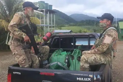 Tras una persecución, las fuerzas del orden capturaron a un presunto narcotraficante en el distrito de Río Tambo. Foto: ANDINA/Difusión