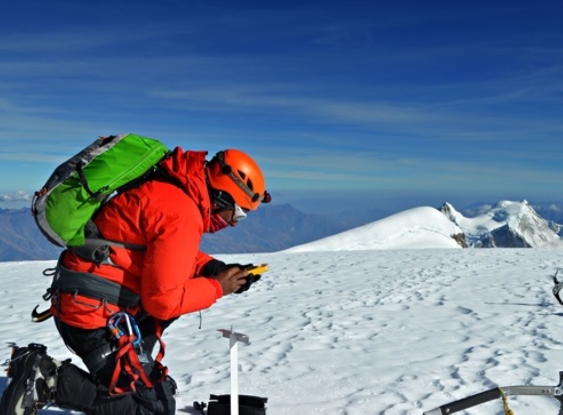 Nevados de la Cordillera Blanca, en Áncash, podrían desaparecer en el año 2111, advierte un estudio del Instituto Nacional de Investigación en Glaciares y Ecosistemas de Montaña (Inaigem) del Ministerio del Ambiente. ANDINA/Difusión