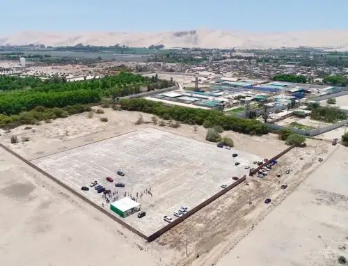 Ica entrega terreno para construir el primer hospital piloto modular de Perú que contará con 30 camas de hospitalización y estará equipado, destaca el Ministerio de Salud (Minsa). ANDINA/Difusión