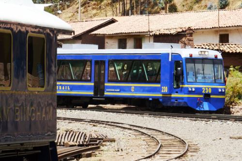 Se reanudó el servicio de trenes Ollantaytambo-Machu Picchu, que estuvo suspendida por la caída de rocas en la vía férrea. ANDINA/Difusión
