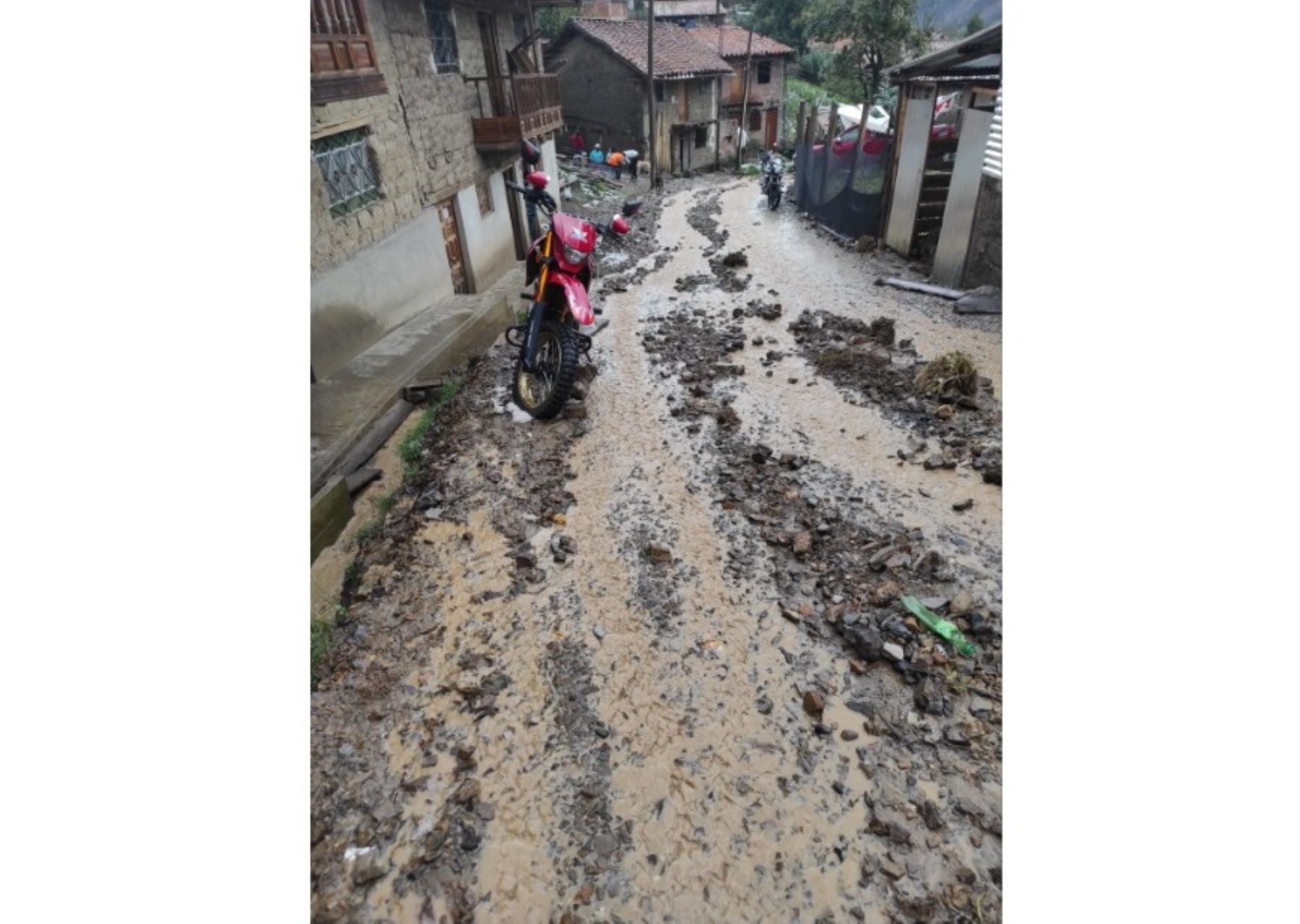 Una lluvia torrencial afectó decenas de viviendas, cultivos y vías en la provincia de Pomabamba, en Áncash. ANDINA/Difusión