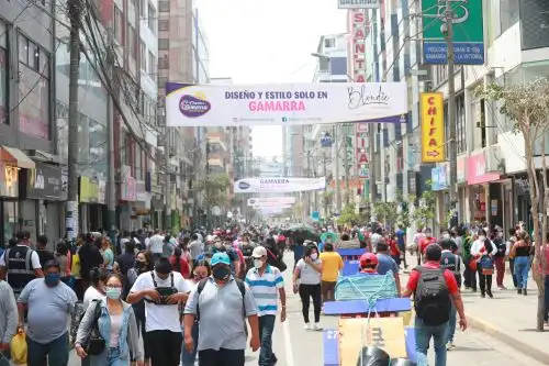 Emporio comercial textl de Gamarra. ANDINA/Carla Patiño Ramírez